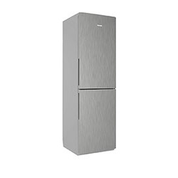 Двухкамерный холодильник Pozis RK FNF 172 серебристый металлопласт ручки вертикальные 