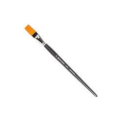 Кисть художественная профессиональная Brauberg ART CLASSIC №26 синтетика  жесткая плоская длинная ручка (200675)