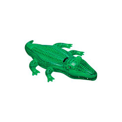 Надувная игрушка наездник Intex 168х86см Крокодил от 3 лет 58546 