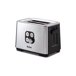 Тостер Tefal Cube TT420D30  серебристый/черный