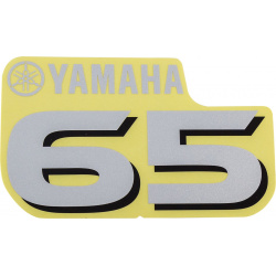 Наклейка капота Yamaha F90TJR (90)  передняя 61P42677A000