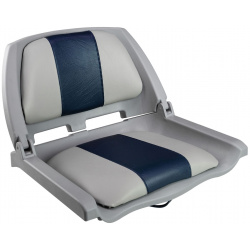 Кресло складное мягкое TRAVELER  цвет серый/синий 1061121C
