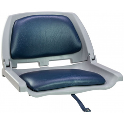 Кресло складное мягкое TRAVELER  цвет серый/синий 1061112C