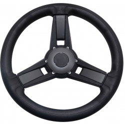 Рулевое колесо GIAZZA хром черный  д 350 мм 3GZA3571 Описание Колеса Gussi