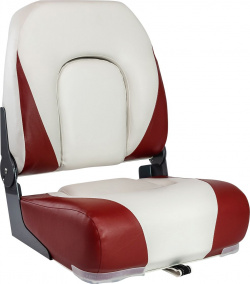Кресло мягкое складное Craft Pro  обивка винил цвет белый/красный Marine Rocket 75185WR MR