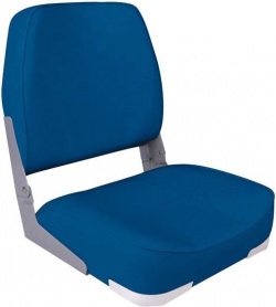 Кресло складное мягкое Economy Low Back Seat  синее 75103B