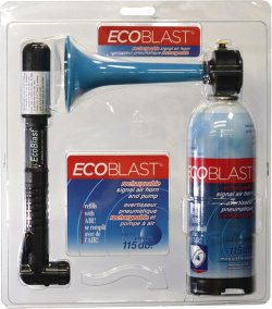 Горн туманный пневматический EcoBlast  стальной баллон в комплекте с насосом more 10255249