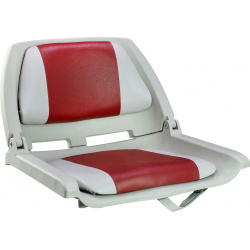 Кресло мягкое складное  обивка винил цвет серый/красный Marine Rocket 75109GR MR