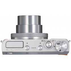 Компактный фотоаппарат Canon PowerShot G9 X Mark II  серебристый 1718C002