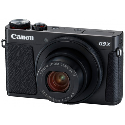 Компактный фотоаппарат Canon PowerShot G9 X Mark II  черный 1717C002 Акции