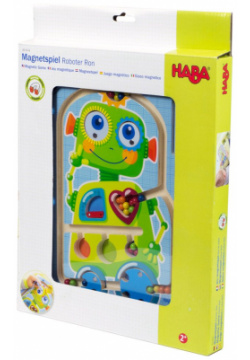 Магнитная игра "Робот Рон" HABA 301474 Помогите Рону разместить шарики внутри