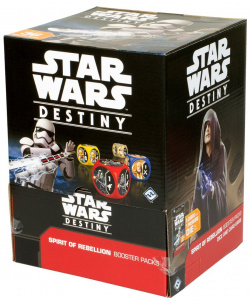 Star Wars Destiny: Spirit of Rebellion  дисплей бустеров на английском языке Fantasy Flight Games 6799