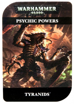 Аксессуар Games Workshop 51 02 60 Psychic Cards: Tyranid Обрушьте на врага всю