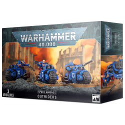 Набор миниатюр Warhammer Games Workshop 48 41 Space Marines Outriders