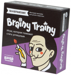 Настольная игра Банда Умников УМ463 Brainy Trainy: Воображение Фантазия может