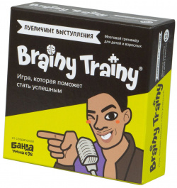 Настольная игра Банда Умников УМ676 Brainy Trainy: Публичные выступления Учимся