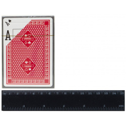 Карты для покера (пластиковые  с двойным индексом) Фабрика игр 005pf