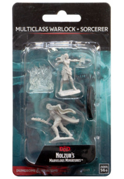Миниатюра WizKids 90149 D&D Nolzurs Marvelous Miniatures: Multiclass Warlock and Sorcerer