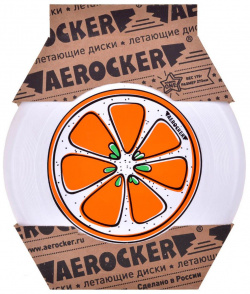 Летающий диск Aerocker: Апельсин (белый) Aerocker A1WORANGE B