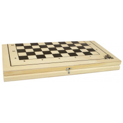 Настольная игра Нескучные Игры ШК 15 Стоклеточные деревянные шашки