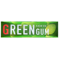 Жевательная резинка Lotte Green Gum Confectionery Сторк176