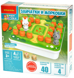 Настольная игра Бондибон ВВ5862 Зайчатки и морковки