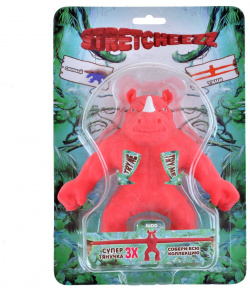Настольная игра Best Toy Forever 349687 3 Игрушка тянучка Stretcheezz: красный носорог Judd