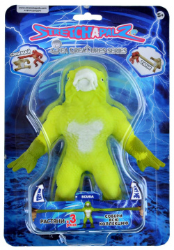 Настольная игра Best Toy Forever 42185 5 Игрушка тянучка Stretchapalz Sea Creatures Series: Scuba