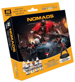 Аксессуар Corvus Belli 70233 Model Color Set: Infinity Nomads Exclusive Miniature