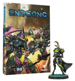 Настольная игра Corvus Belli 2288303 PV76 Infinity: Endsong (EN) with EXOs  Exrah Executive Officers (Pre order Exclusive Edition)