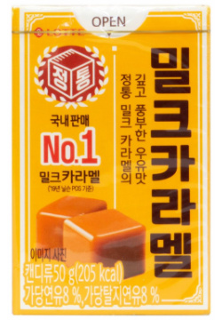 Карамель мягкая Rich Milk Caramel Lotte Confectionery Сторк028