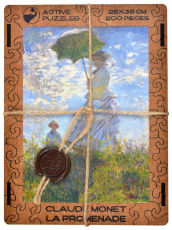 Настольная игра Active puzzles Claude Monet Woman With A Paraso Пазл "Клод Моне  Дама с зонтиком"