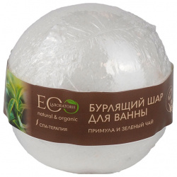 Бурлящий шар для ванны EO LABORATORIE Примула и зеленый чай 220 г 
