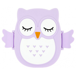 Ланч бокс FUN OWL violet 16 см 