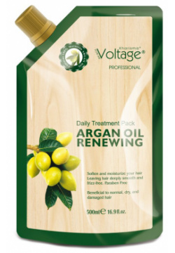 Маска для волос KHARISMA VOLTAGE ARGAN OIL восстанавливающая с маслом арганы 500 мл 
