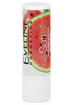Бальзам для губ EVELINE EXTRA SOFT BIO со вкусом арбуза 4 5 г 
