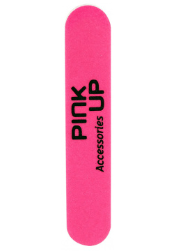 Пилка для ногтей PINK UP ACCESSORIES mini розовая 180 грит 
