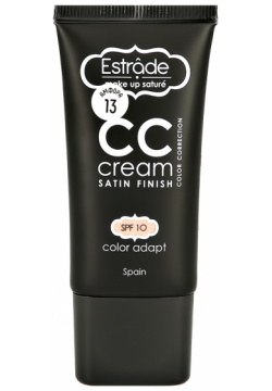 Крем тональный для лица ESTRADE CC CREAM SATIN FINISH тон 13 cream”