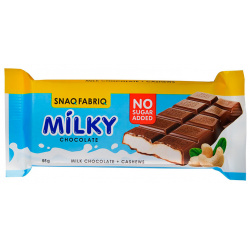 Молочный шоколад SNAQ FABRIQ с молочно ореховой начинкой 55 г НаименованиеВ 100