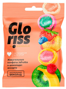 Жевательные конфеты GLORISS Ассорти 35 г 