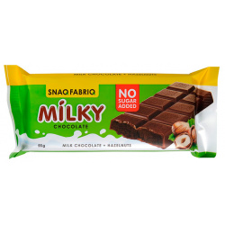Молочный шоколад SNAQ FABRIQ с шоколадно ореховой пастой 55 г НаименованиеВ 100
