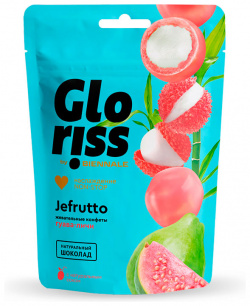 Жевательные конфеты GLORISS Гуава Личи 75 г Вкусы южноамериканских и азиатских