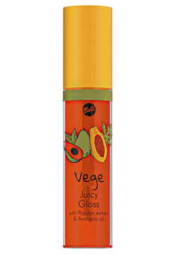 Блеск для губ BELL VEGE тон 2 с экстрактом папайи и авокадо 