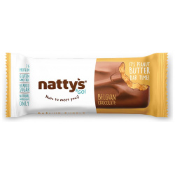 Шоколадный батончик NATTYS в молочном шоколаде 45 г 