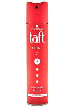 Лак для волос TAFT Radiant Shine 5 250 мл Ласк Ultra Strong 4