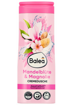 Крем гель для душа BALEA Almond Blossom & Magnolia 300 мл С ароматом цветов