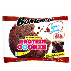 Печенье неглазированное BOMBBAR Шоколадный брауни 40 г Белки: 10 Грbr /Жиры: 4