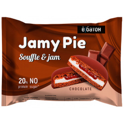 Печенье суфле с джемом Ё БАТОН JAMY PIE шоколадным кремом 60 г Мягкое и нежное
