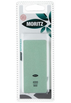 Блок полировочный для ногтей MORITZ двусторонний 4000/600 