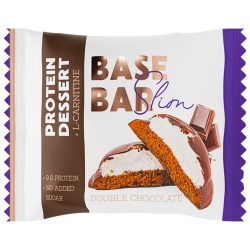 Печенье суфле BASE BAR SLIM со вкусом двойного шоколада 45 г 